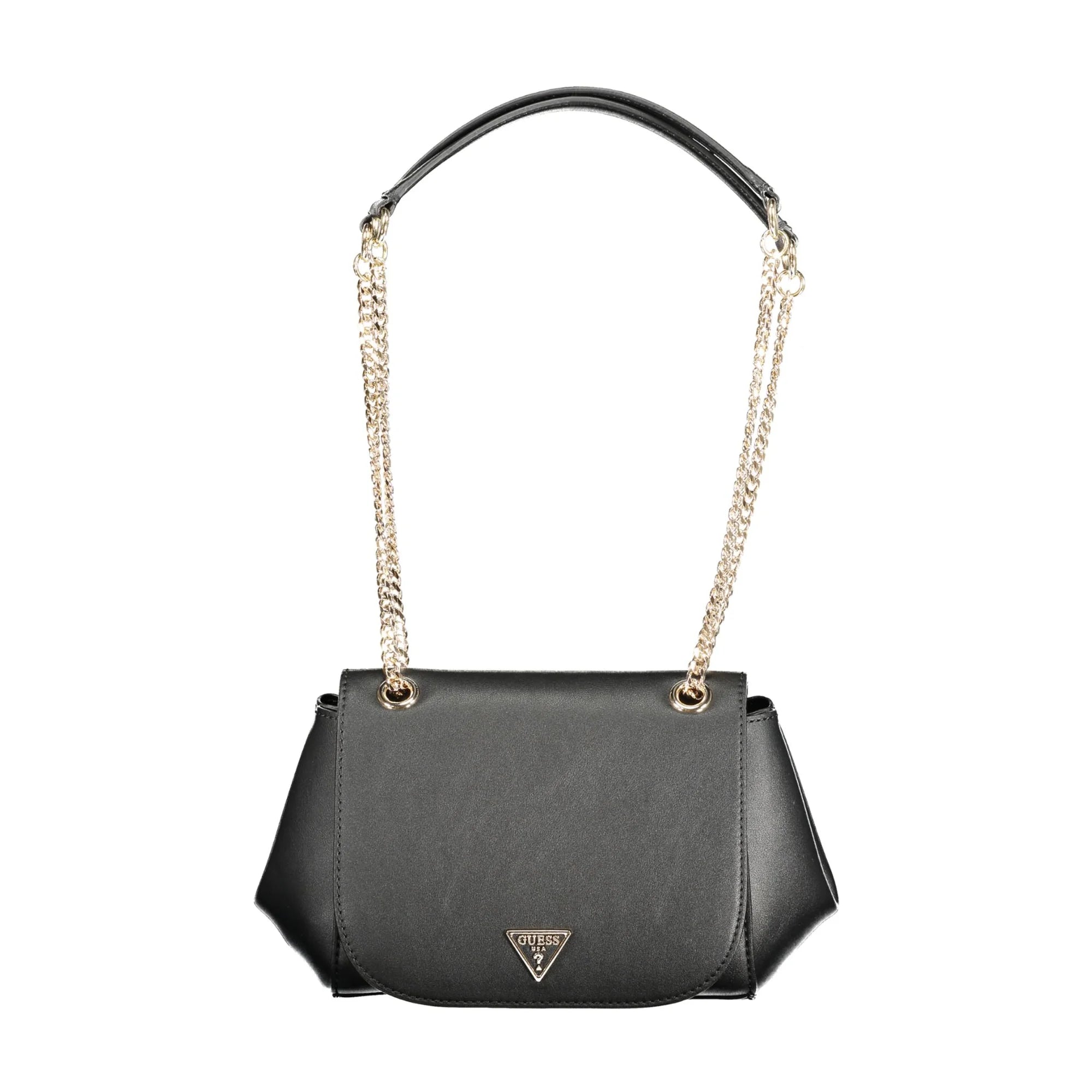 Guess Jeans Borsa a Spalla Donna Nera Logo Borse Nero - foto prodotto